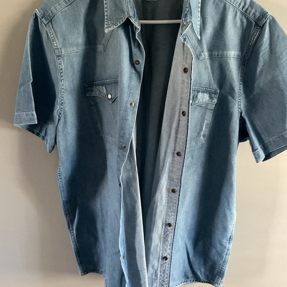 Levi's Blue Denim Men's Shirt - Picture 3 of 5